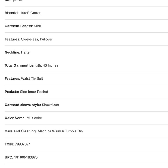 💕NWT A NEW DAY COTTON MIDI DRESS - Picture 7 of 7